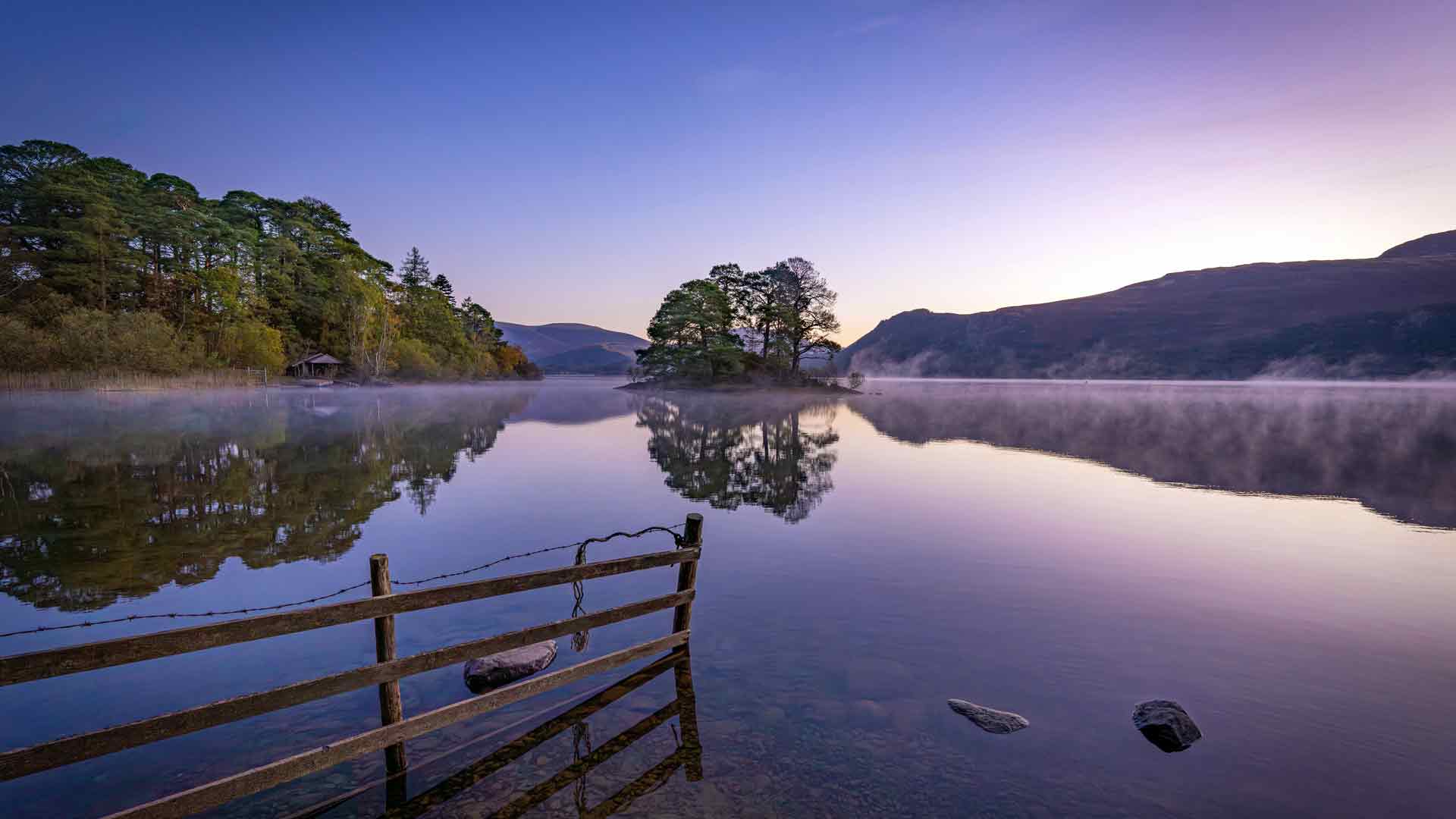 黄昏阿博茨湾木屋 Manesty 凯斯维克英国