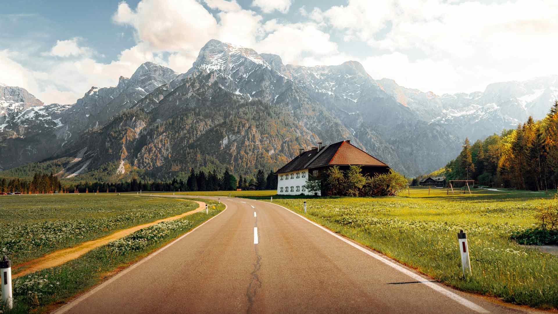 雪山之旅 酒店路 阿尔姆湖 奥地利