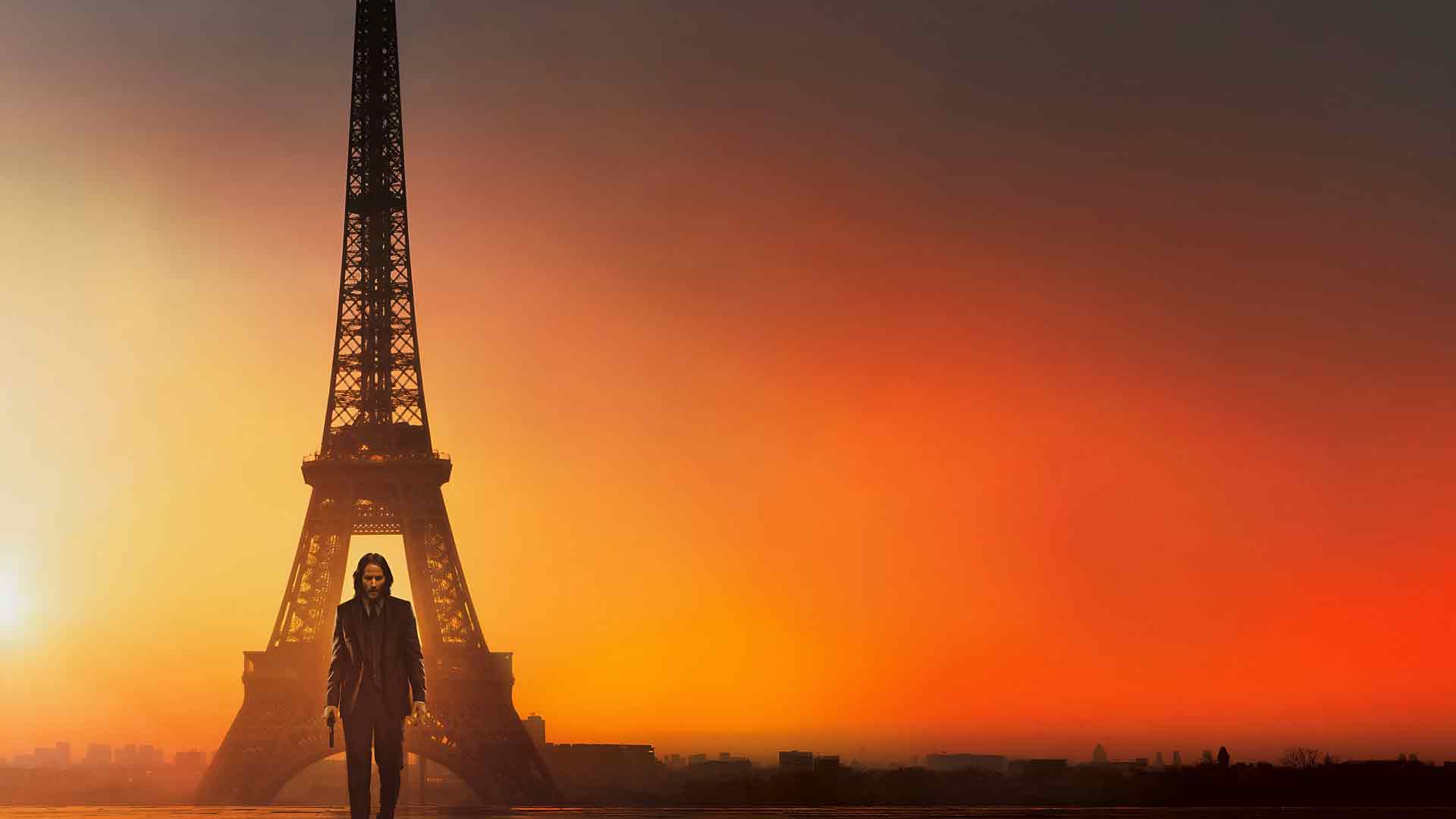 约翰·威克巴黎日落死神桌面壁纸