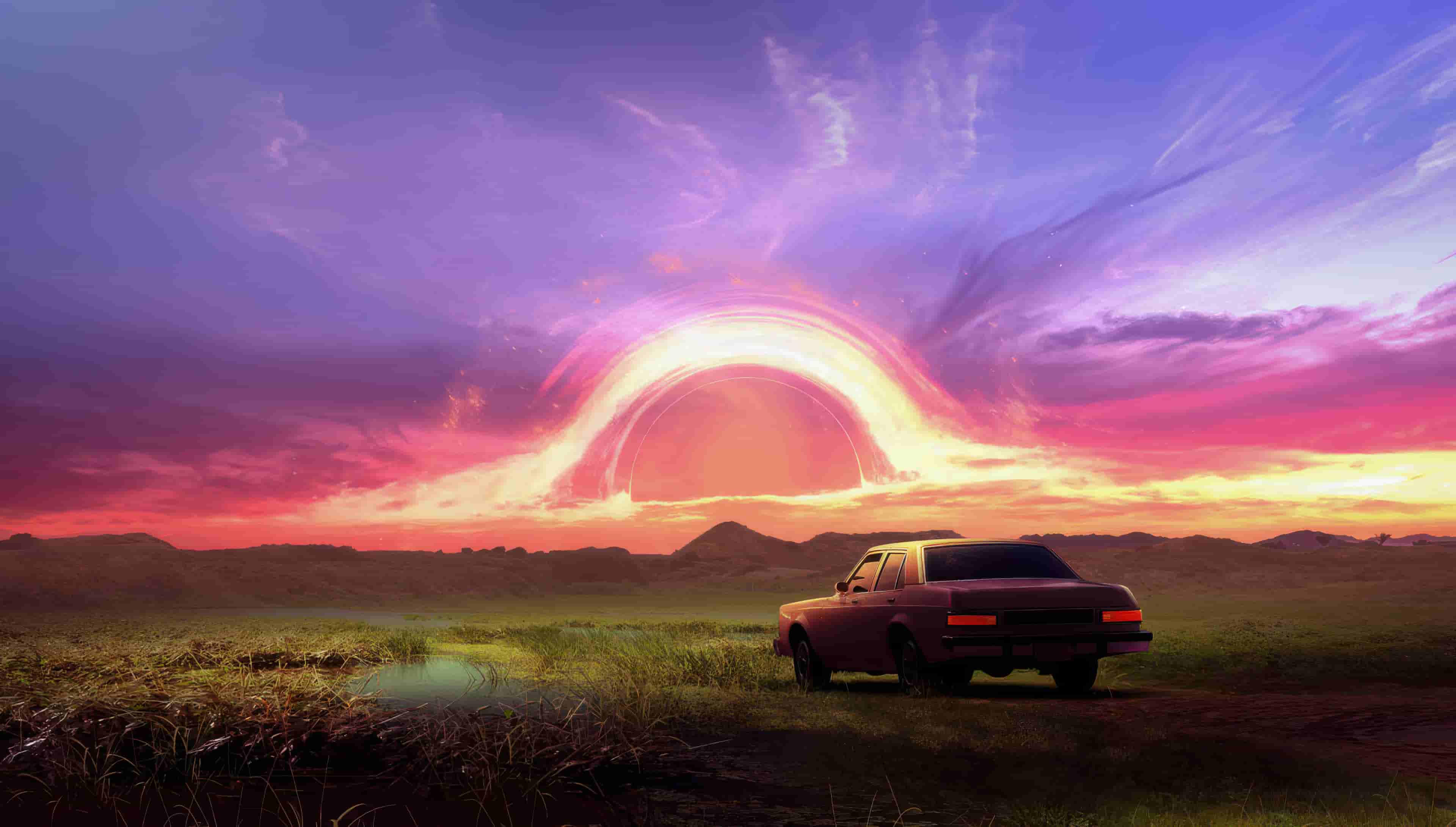 异星天空下的复古之旅