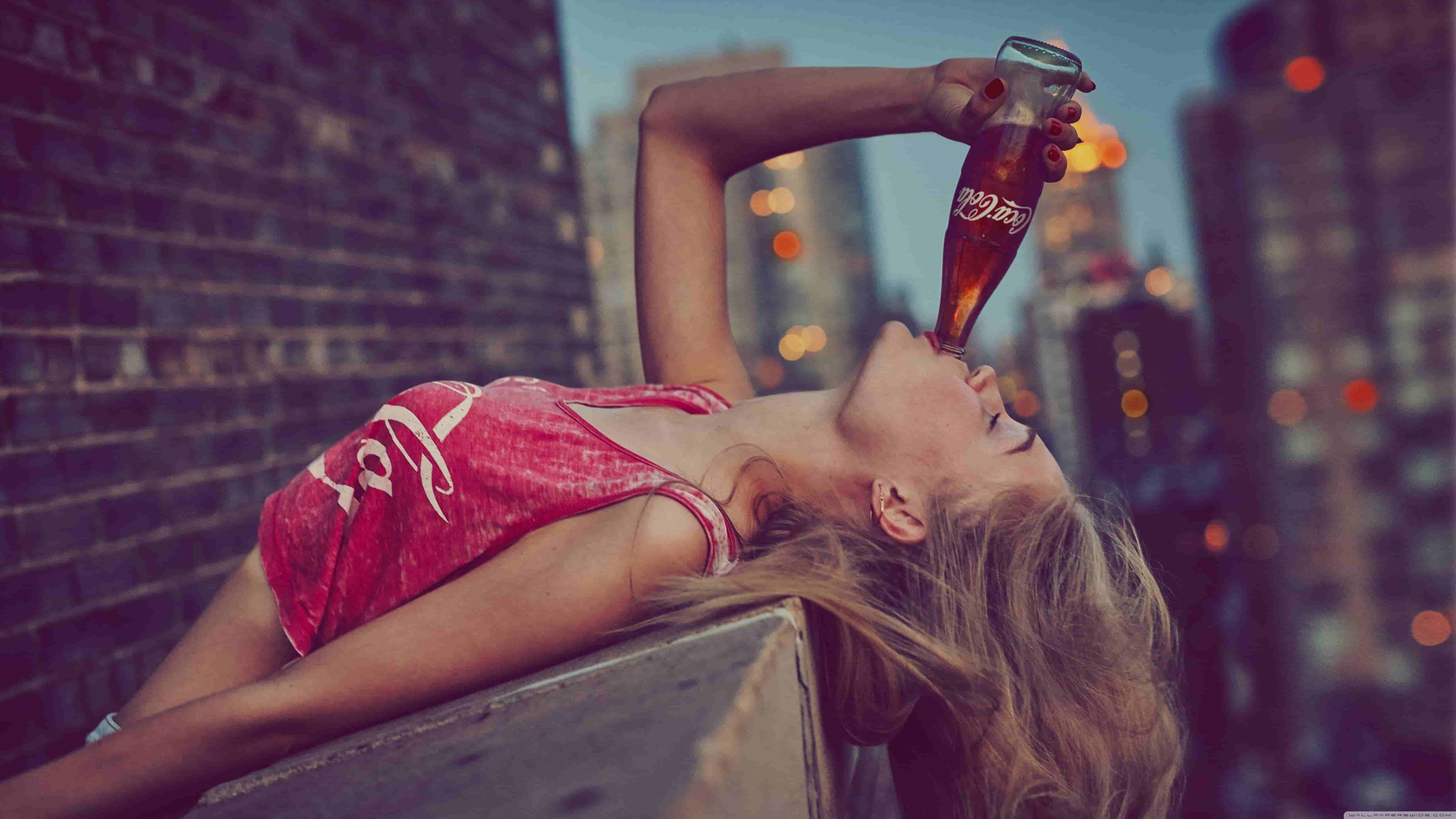 可口可乐天台美女