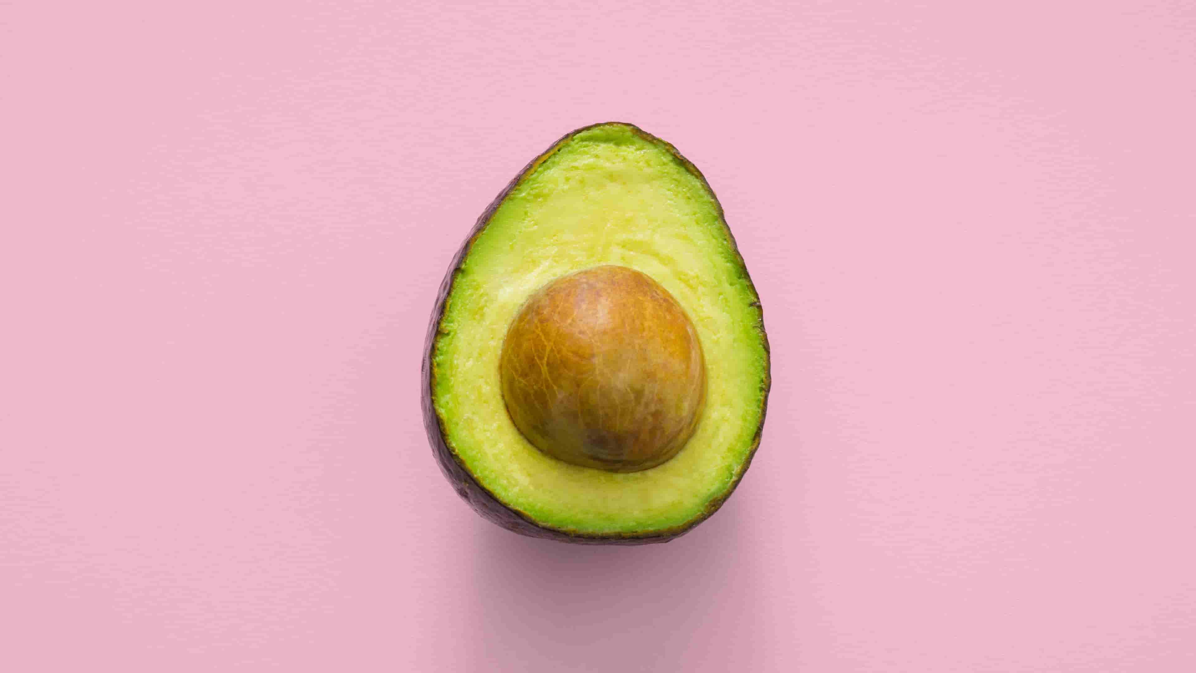 牛油果、极简主义、粉色壁纸
