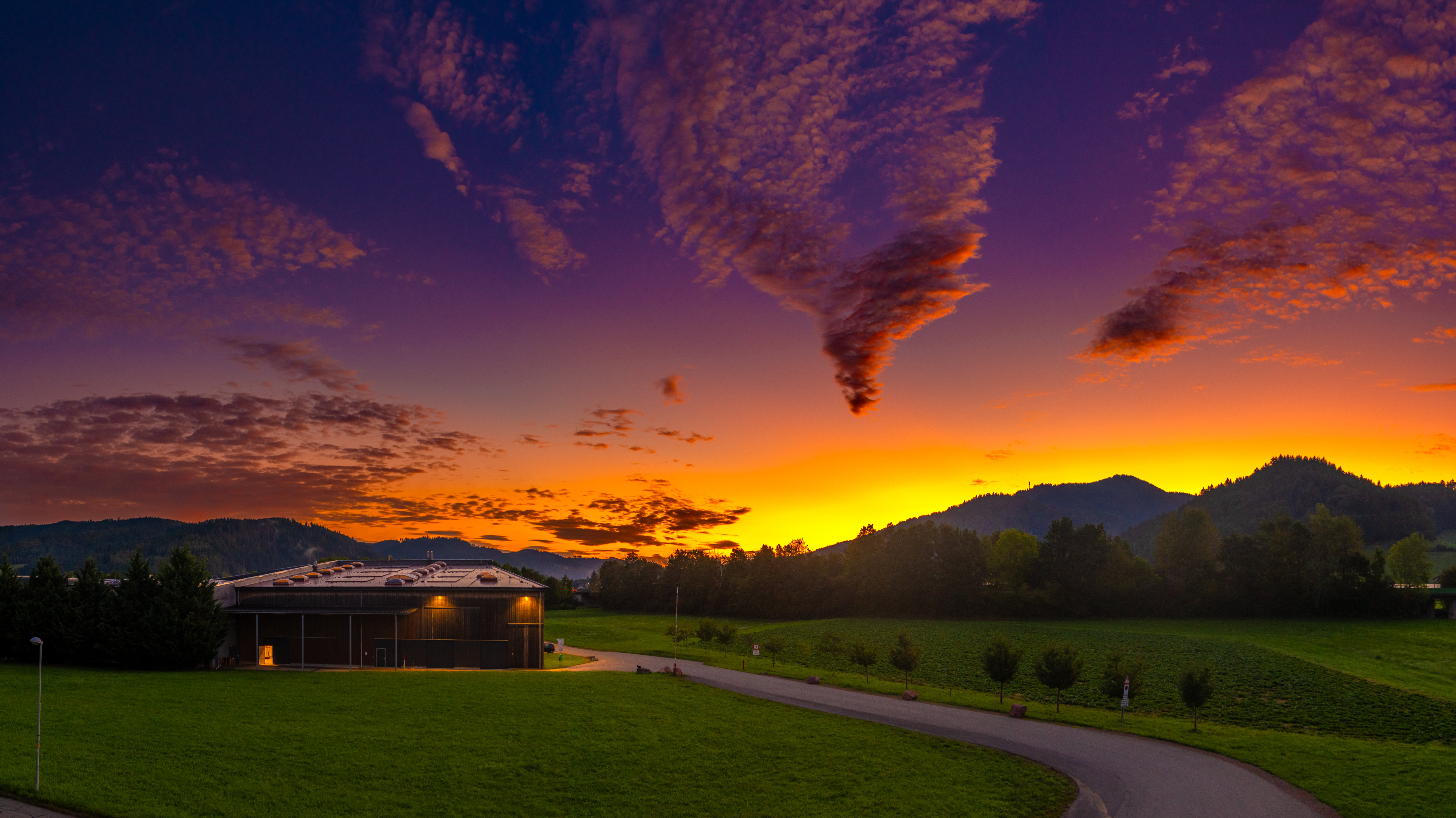 卡尔海因茨 克林贝伊 晚霞美景