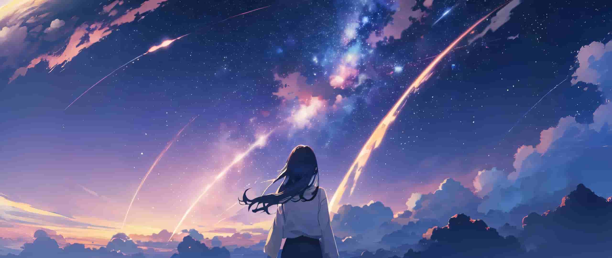 21:9 超宽屏显示器屏幕 你的名字，宫水三叶