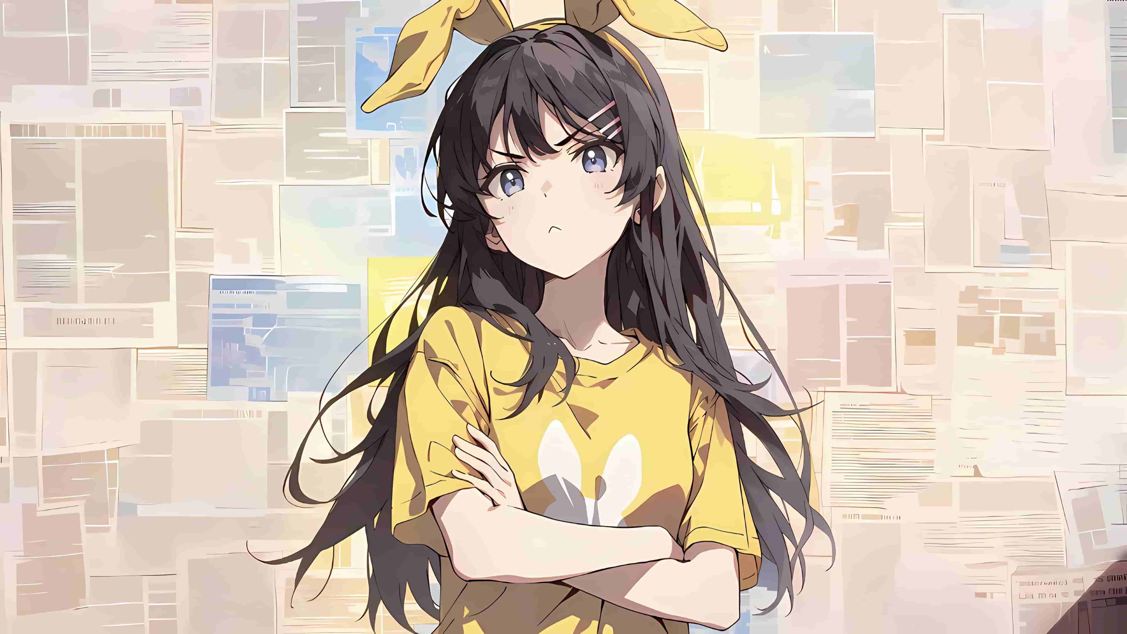 麻衣学姐 报纸墙