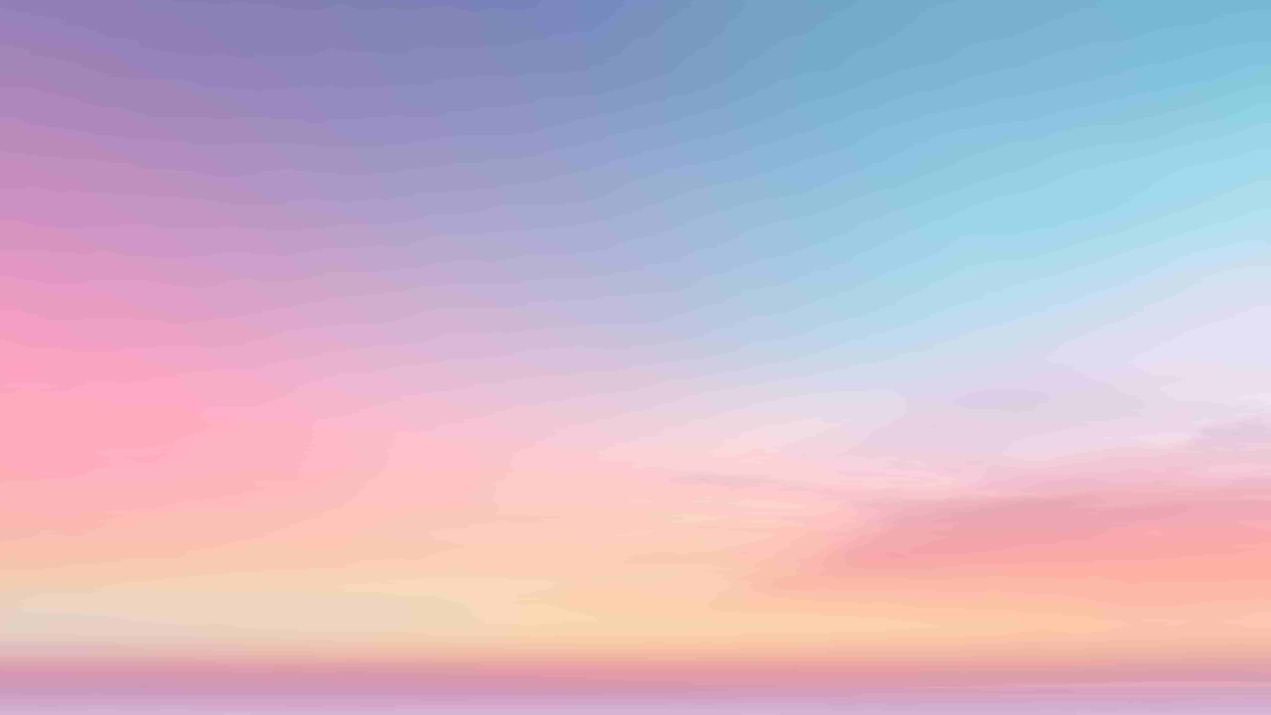 5K渐变色天空插画壁纸