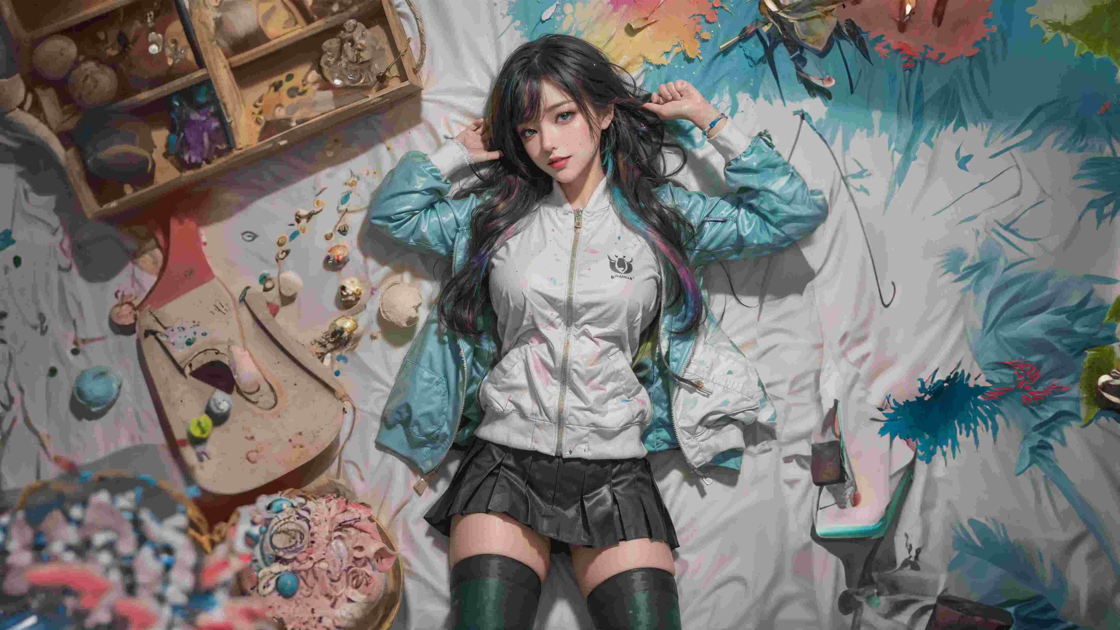 动漫AI女孩【吴美琪】壁纸
